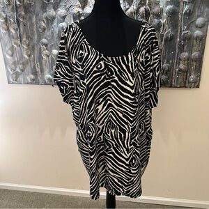 ⭐️ Laura Plus 3X Zebra Patterned Women's Blouse
